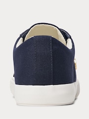 Lauren Ralph Lauren Navy Janson II Canvas Sneakers - Image 4 of 4
