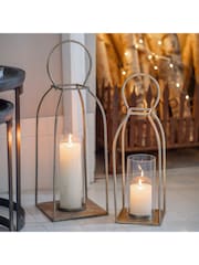 Gallery Home Gold Ancola Antique Lantern 38cm - Image 1 of 3