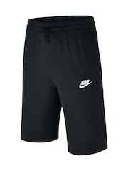 Nike Black Sportswear 100% Cotton Shorts - Image 7 of 8