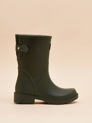 Joules Wistow Green Adjustable Mid Calf Wellies - Image 3 of 6
