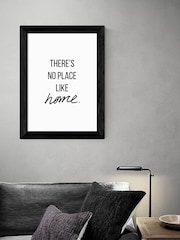 Black No Place Like Home by Native State Black Framed Print - Image 3 of 4