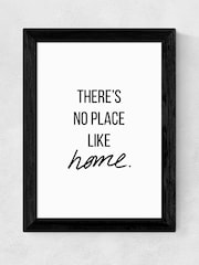 Black No Place Like Home by Native State Black Framed Print - Image 4 of 4