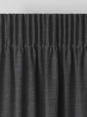 Laura Ashley Charcoal Grey Swanson Made to Measure Curtains - Image 6 of 9