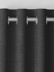 Laura Ashley Charcoal Grey Swanson Made to Measure Curtains - Image 7 of 9