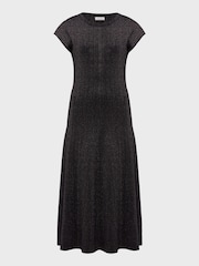 Hobbs Black Knit Reena Dress - Image 4 of 4