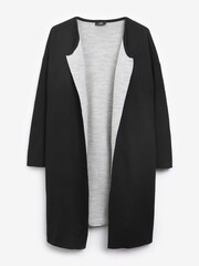 Wallis Black Black Contrast Coatigan - Image 1 of 1