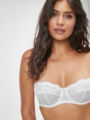 White/Praline Nude DD+ Non Pad Strapless Bras 2 Pack - Image 3 of 8