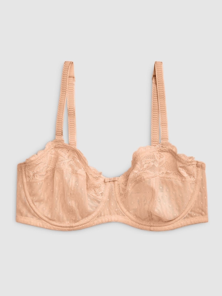 White/Praline Nude DD+ Non Pad Strapless Bras 2 Pack - Image 8 of 8