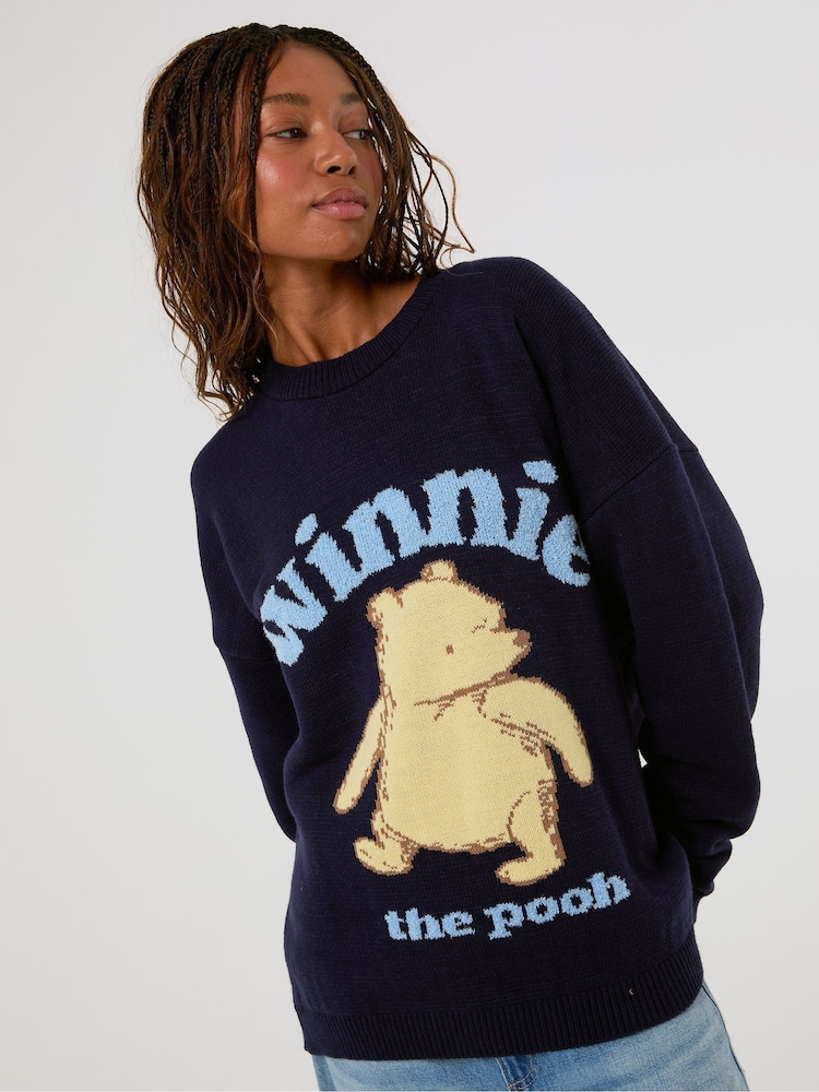 Skinnydip Disney Winnie the Pooh Winnie Knit Džemper - Slika 1 od 4