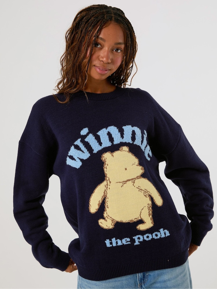 Skinnydip Disney Winnie the Pooh Winnie Knit Džemper - Slika 4 od 4