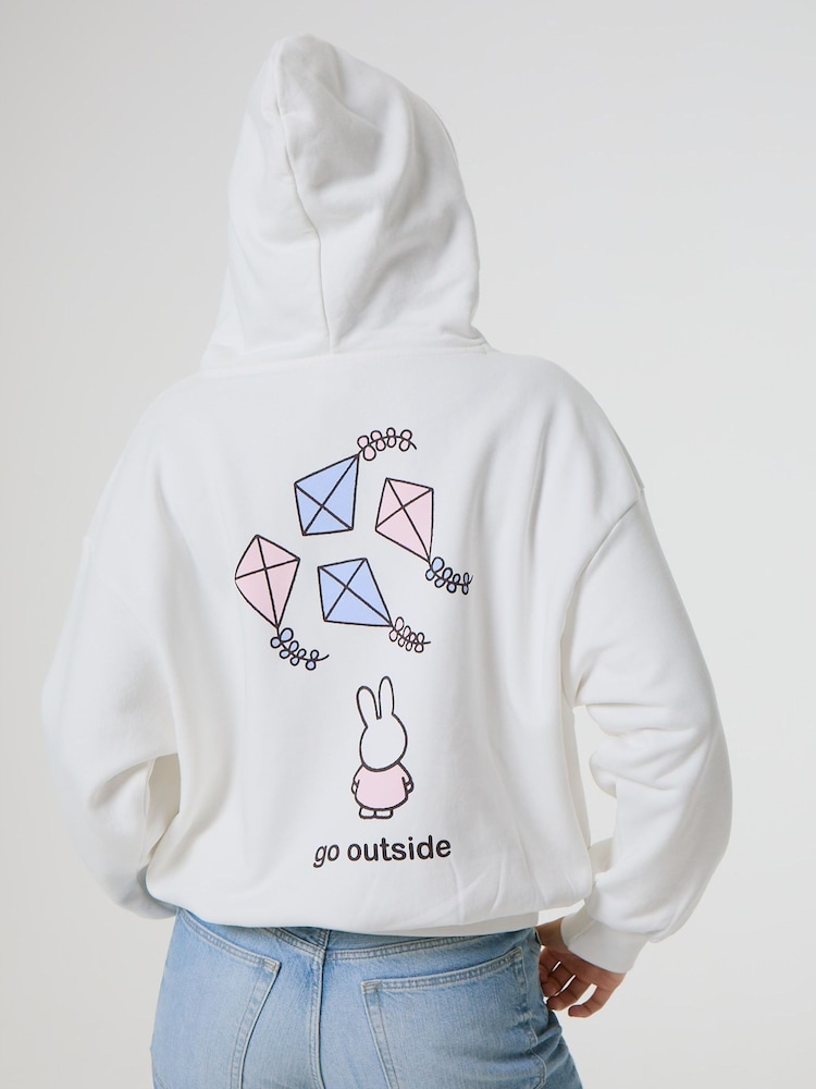 Skinnydip Ecru Miffy x Kite  Hoodie - Image 4 of 4