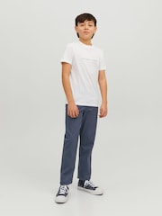 JACK & JONES JUNIOR Blue Chino Trousers - Image 3 of 7