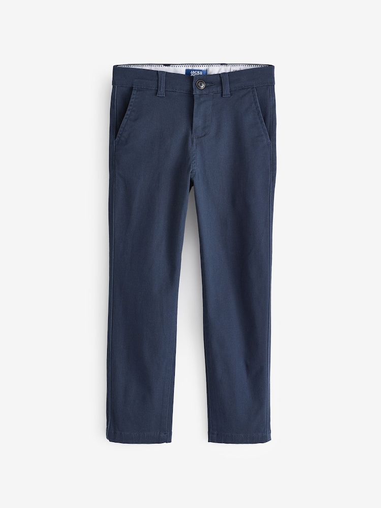 JACK & JONES JUNIOR Blue Chino Trousers - Image 7 of 7