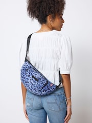 SCAMP & DUDE Blue Cheetah Cross-Body Sling Bag - Image 1 of 2