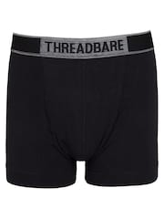 Threadbare Black Hipster Boxers 5 Packs - Image 2 of 6
