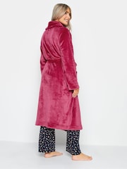 Rot - M&co Robe mit Schalkragen und Nahtdetails - Bild 3 von 6