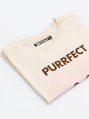 Vanilla Underground Cream Pusheen Cropped 100% Cotton T-Shirt - Image 3 of 5
