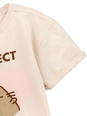 Vanilla Underground Cream Pusheen Cropped 100% Cotton T-Shirt - Image 5 of 5