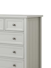 Julian Bowen Dove Grey Maine 5 Drawer Chest of Drawers - Image 3 of 5