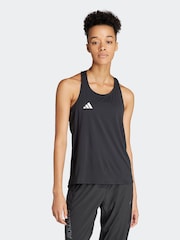 adidas Black Adizero Tank Vest - Image 1 of 11