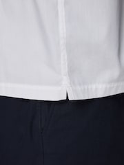 White EDIT Boxy Fit Short Sleeve Cotton Shirt - Image 6 of 6