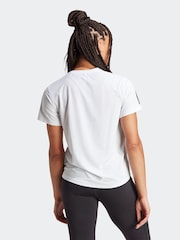 adidas White Own The Run T-Shirt - Image 2 of 7