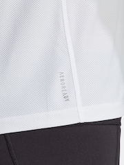 adidas White Own The Run T-Shirt - Image 4 of 7