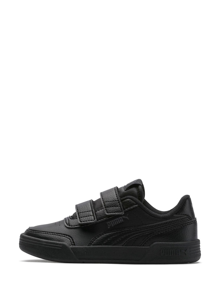 Puma Black Caracal Youth Trainer - Image 2 of 6