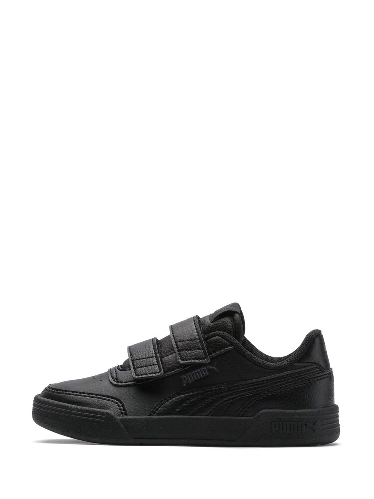 Puma Black Caracal Youth Trainer - Image 2 of 6 Puma Black Caracal Youth Trainer - Image 2 of 6