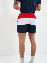 Ellesse Red Cielo Swim Shorts - Image 2 of 4