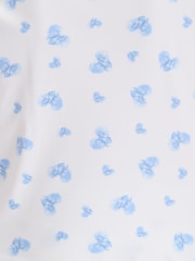 Vit/Blå - Boux Avenue Fleece Pyjamas Shorties I En Väska - Bild 8 av 8