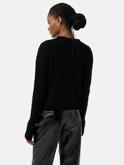 Jigsaw Black Cloud Cashmere Eldon Jumper - Image 3 of 5