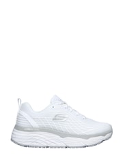 Skechers White Womens Elite Slip Resistant Arch Fit Trainers - Image 2 of 5
