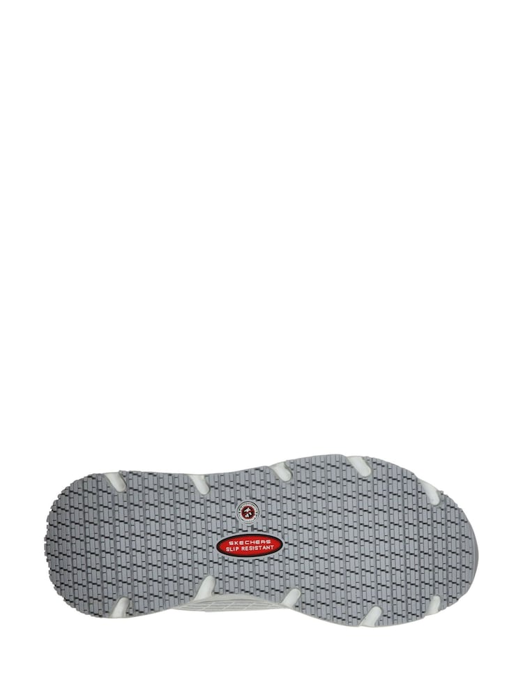 Skechers White Womens Elite Slip Resistant Arch Fit Trainers - Image 5 of 5