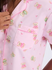 Rosa/Grön - Boux Avenue Fleece Pyjamas Shorties I En Väska - Bild 5 av 6
