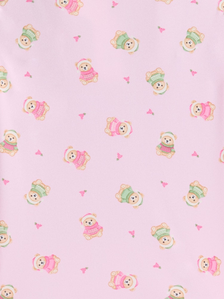 Rosa/Grön - Boux Avenue Fleece Pyjamas Shorties I En Väska - Bild 6 av 6