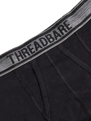 Threadbare Black A-Front Trunks 5 Pack - Image 4 of 4