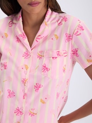 Rosa - Boux Avenue Fleece Pyjamas Shorties I En Väska - Bild 2 av 6