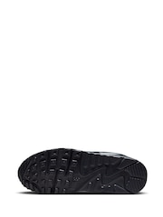 Nike Black/Grey Air Max 90 Trainers - Image 6 of 9