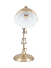 Pacific Brass Brushed Chrome Task Table Lamp - Image 5 of 6