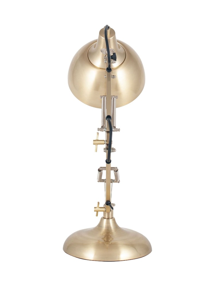 Pacific Brass Brushed Chrome Task Table Lamp - Image 6 of 6