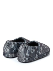 Harry Bear Grey Camo Printed Slippers - Image 3 of 5