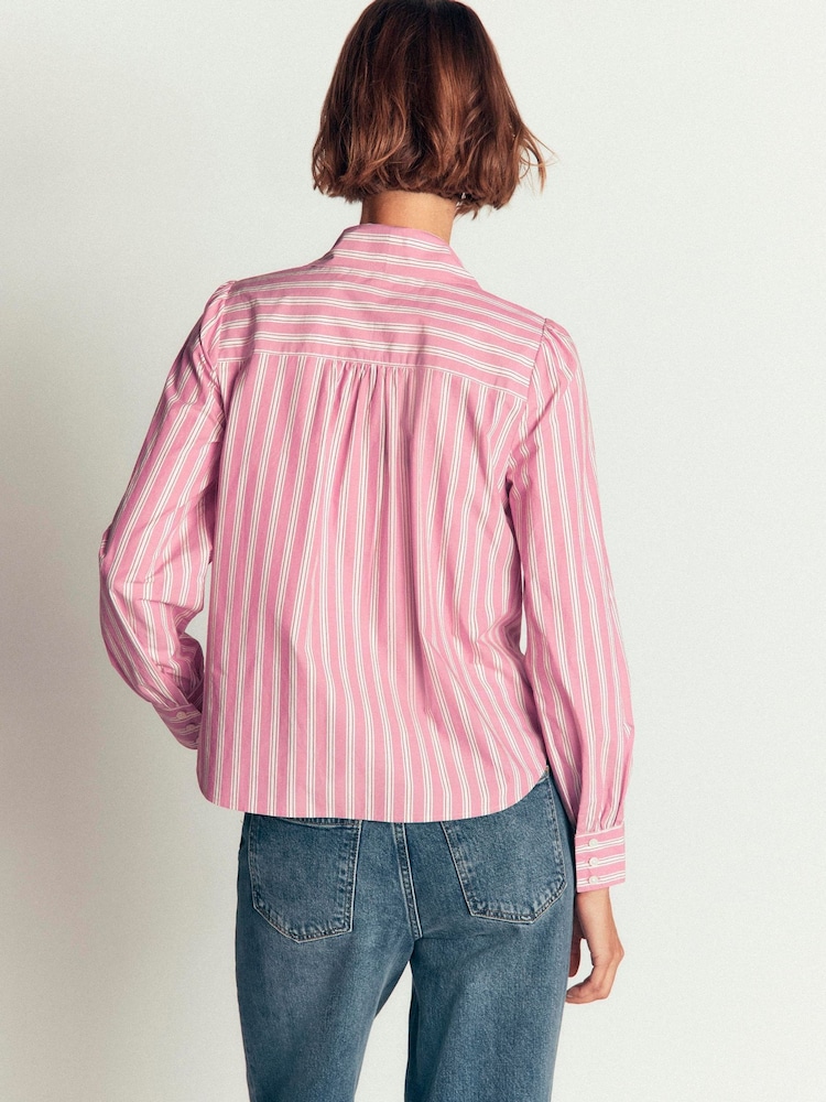 Ροζ - Boden Clara Tie Neck Top - Εικόνα 2 του 4