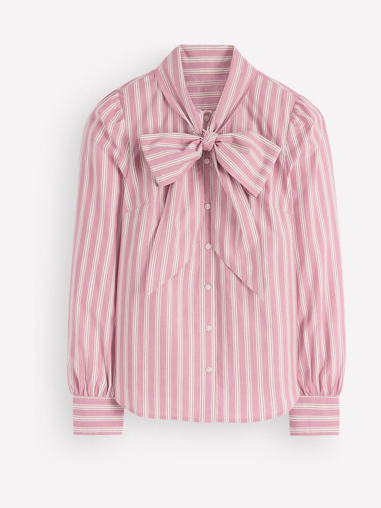 Ροζ - Boden Clara Tie Neck Top - Εικόνα 4 του 4