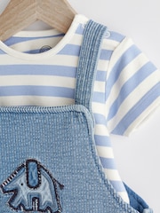 Denim Elephant Baby Dungarees and Bodysuit Set (0mths-2yrs) - Image 4 of 9