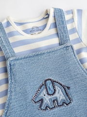 Denim Elephant Baby Dungarees and Bodysuit Set (0mths-2yrs) - Image 5 of 9