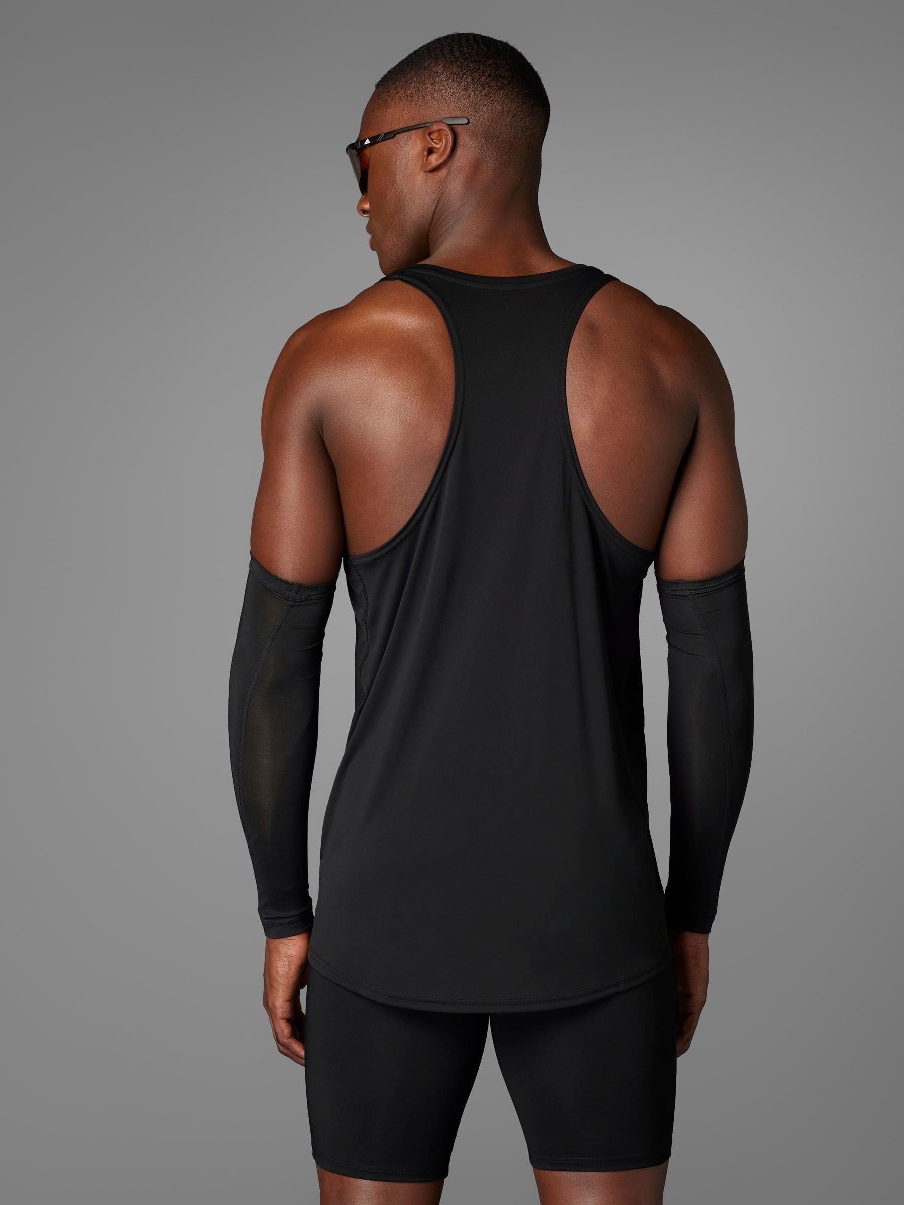 Buy adidas Black Adizero Essentials Running Singlet Vest from Next USA