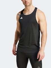 Negro - adidas Adizero Essentials Running Tank Top - Imagen 3 de 10