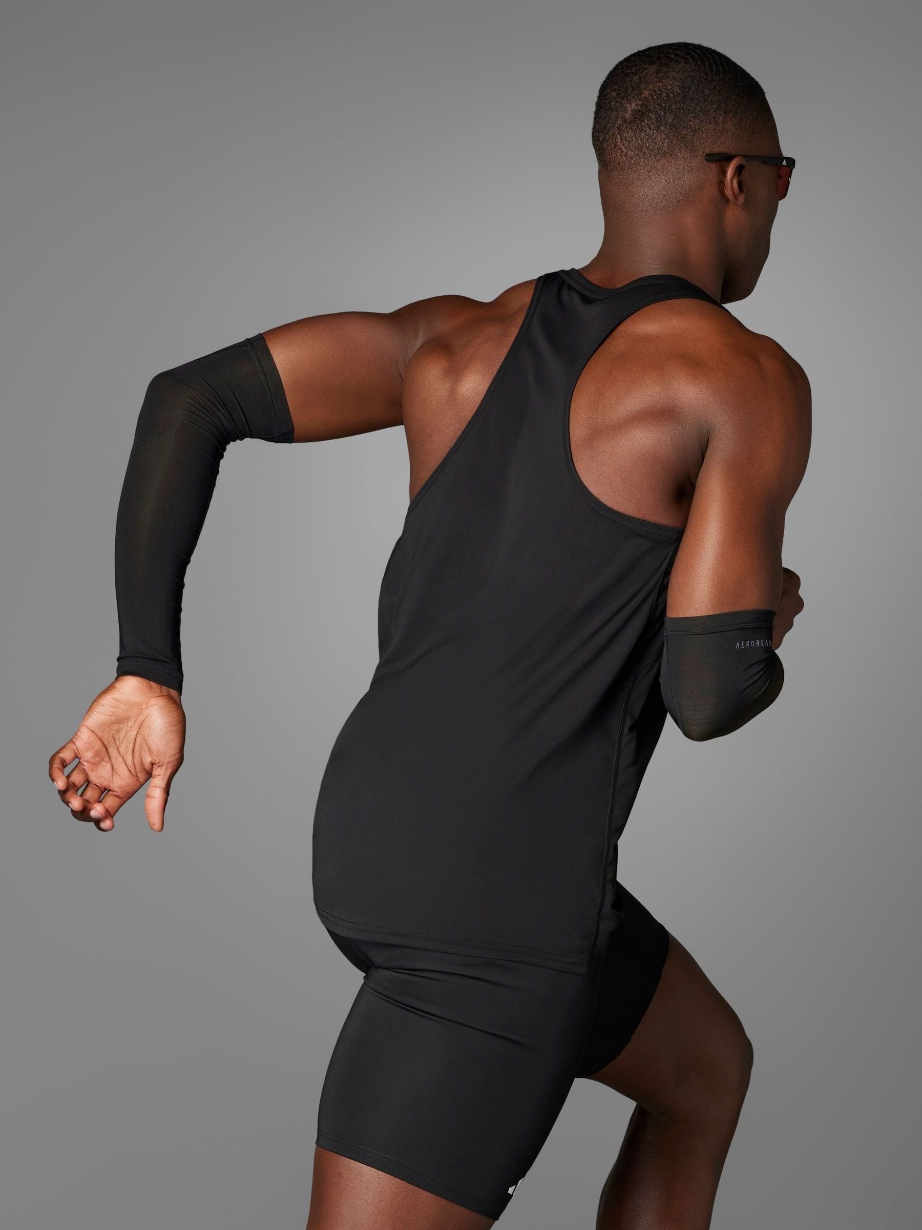 Buy adidas Black Adizero Essentials Running Singlet Vest from Next USA