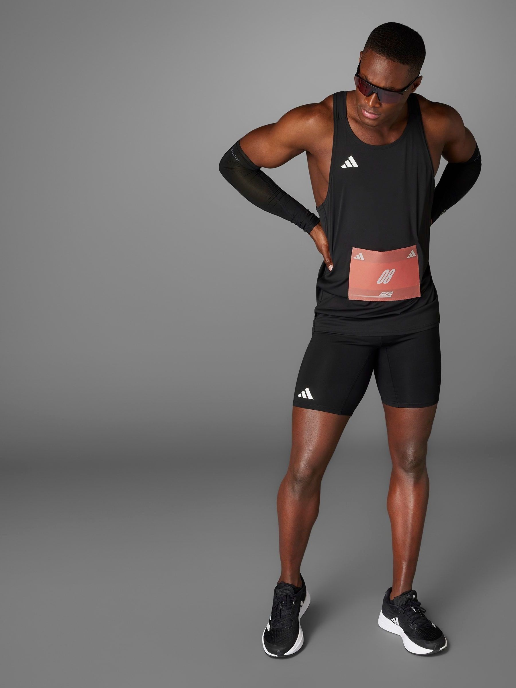 Buy adidas Black Adizero Essentials Running Tank Top from Next USA